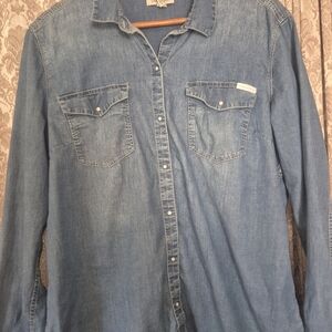 Calvin Klein Jeans Light Blue Denim Shirt